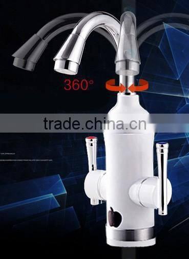 Instant electric water faucet with digital display
