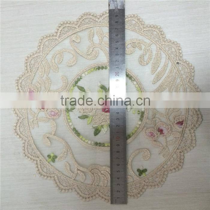 New coming polyester costom lace fabric for textile/garment