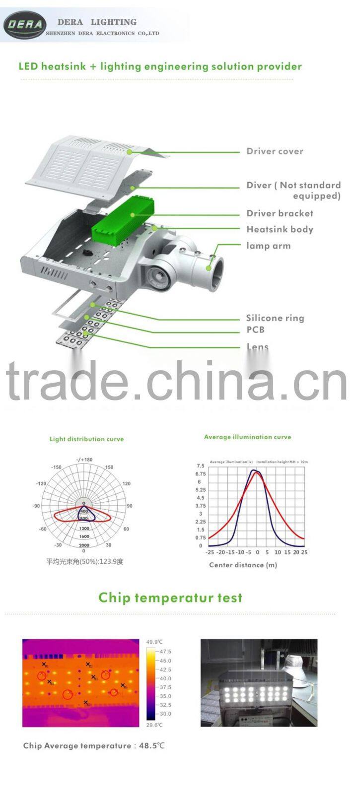 Factory wholesale hot sale 60w led street lighting solar made in China led outdoor lighting hot lamp
