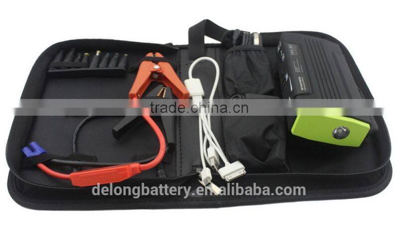 13800mah Emergency car portable battery jump starter mobile power pack battery jump starter