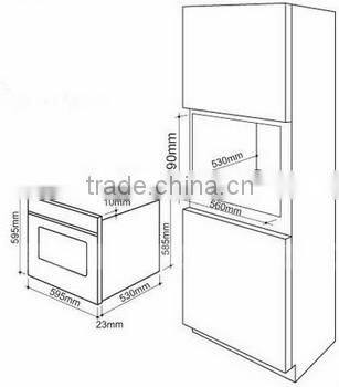 multi gas vs electric oven,10 functions,class A