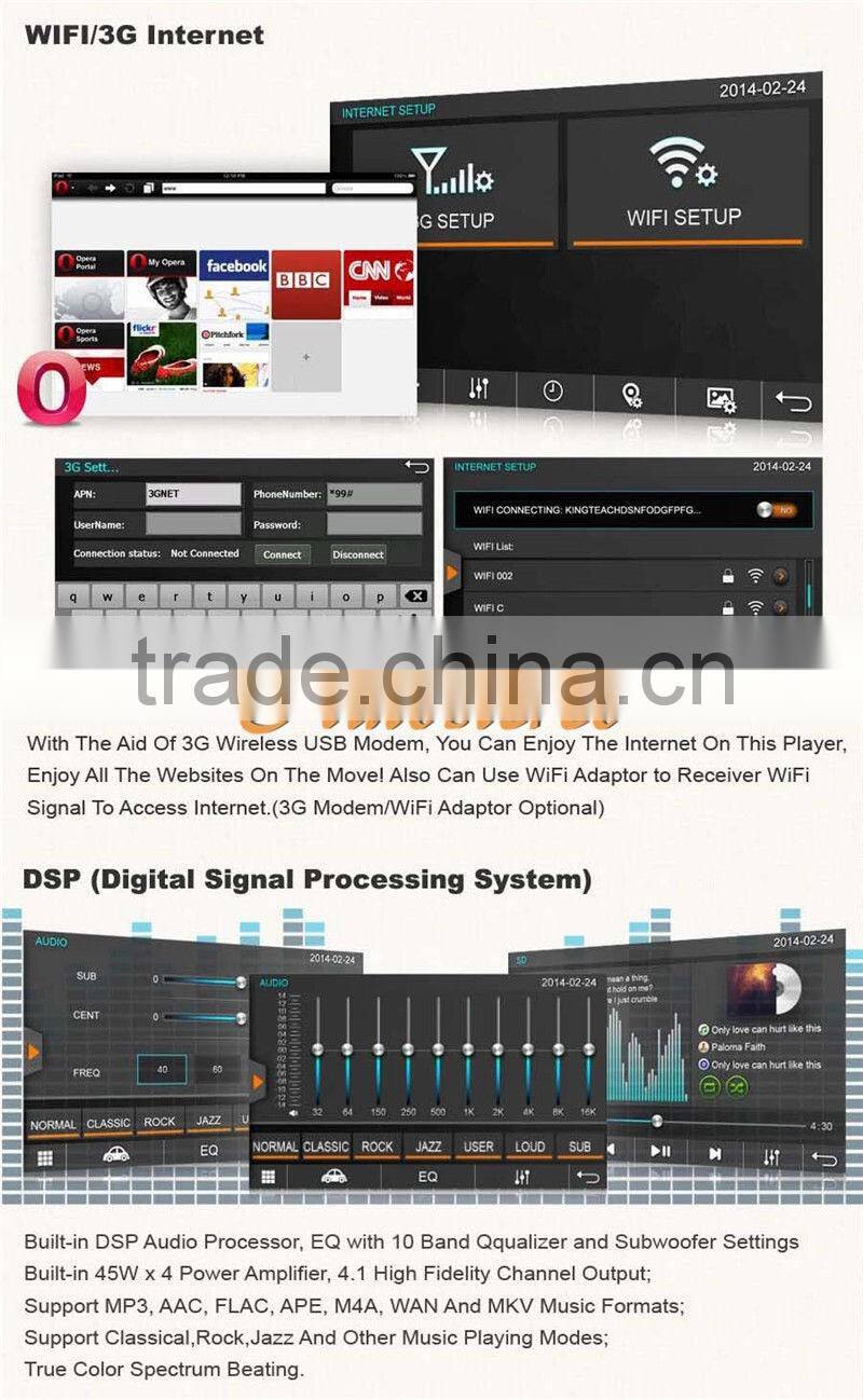 in dash car GPS DVD auto radio for Ford 2012 CAR Multimedia Player