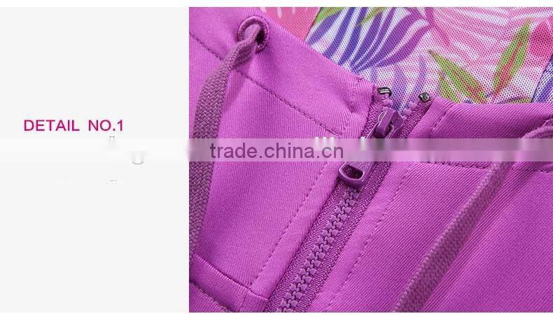 2016 wholesale OEM women fashional sport jacket/high spandex jacket