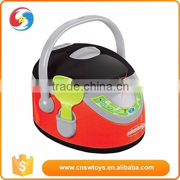Promotional creative red plastic rice cooker children's kitchen toy