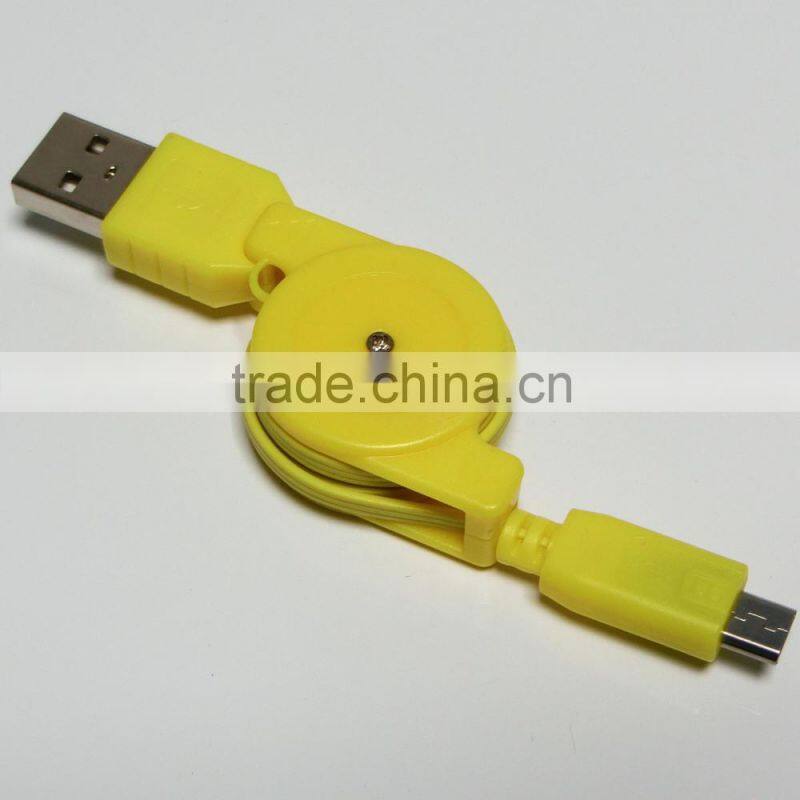 China Wholesale Retractable Micro USB Data Cable