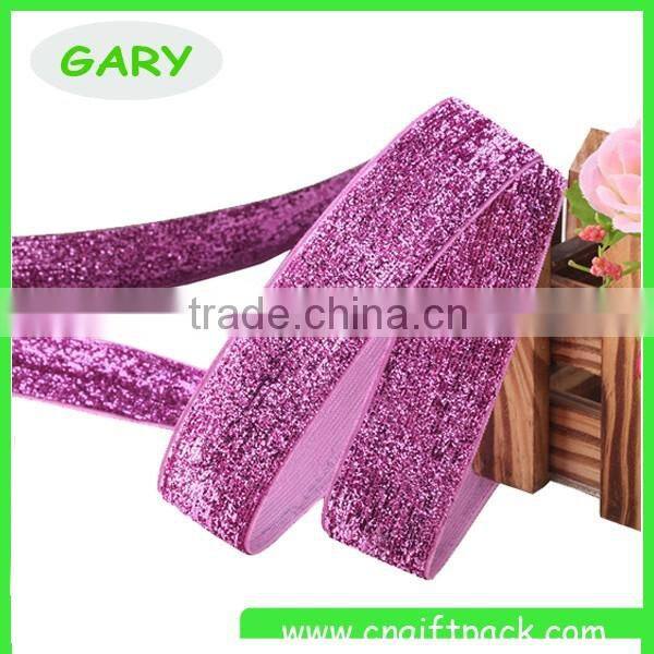 Custom Elastic Rayon Velvet Ribbon Packaging