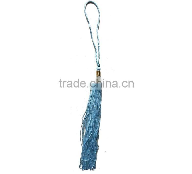 Wholesale sky blue Graduation cap tassels