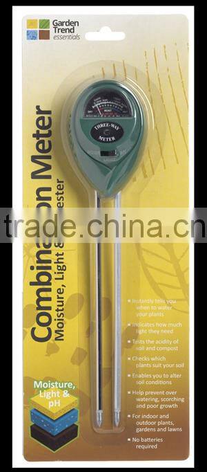 Supply portable style 3 in 1 soil moisture meter