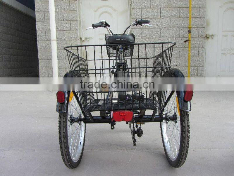 BA-TC24 36v 250w electric tricycle with CE certificate Lithium battery 24 inch