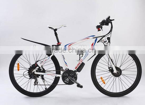 28 inch sport strong fast mountain electric bicycle e-bike made in China (Model MTB600X)