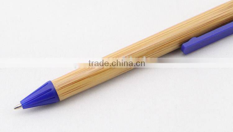 wonderful wooden ball pen with plastic clips for promotion gift