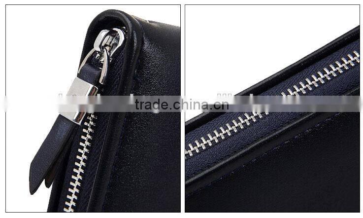 Best mens cow leather wallets wholesale Travel Passport Ticket Holder Wallet