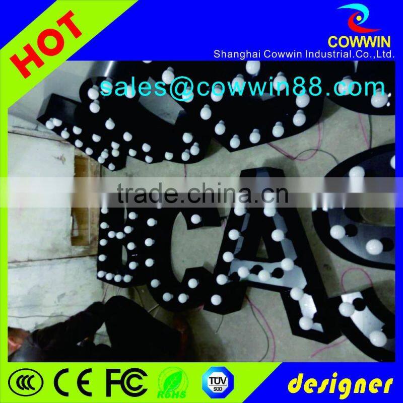 LED Lighted Marquee Sign Metal Alphabet letter cheap price