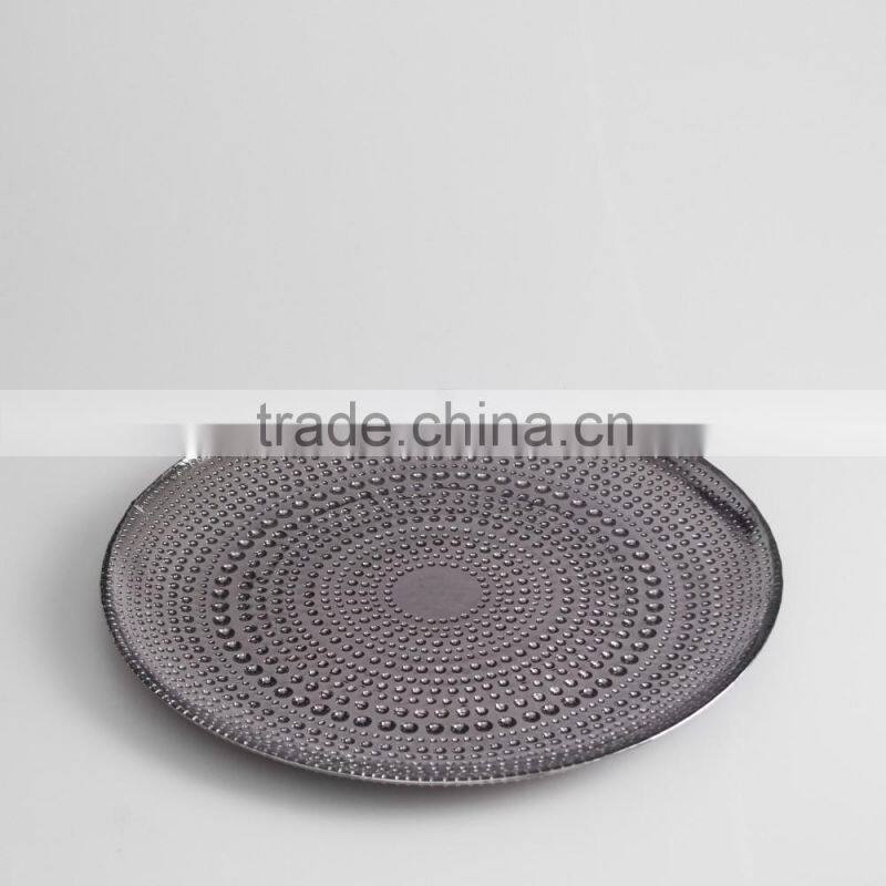 SAMYO popular glass charger plate with high quality