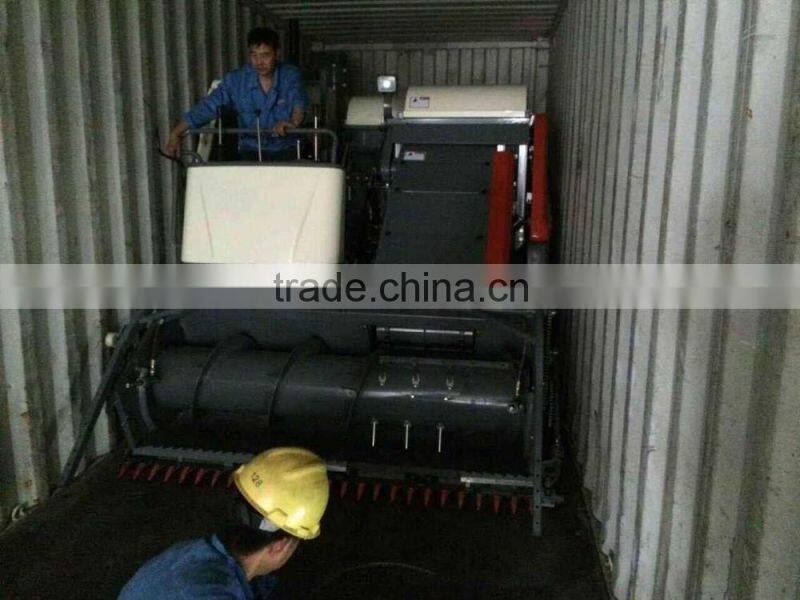double thresher rice combine harvester 4LZ-2.3 big grain tank