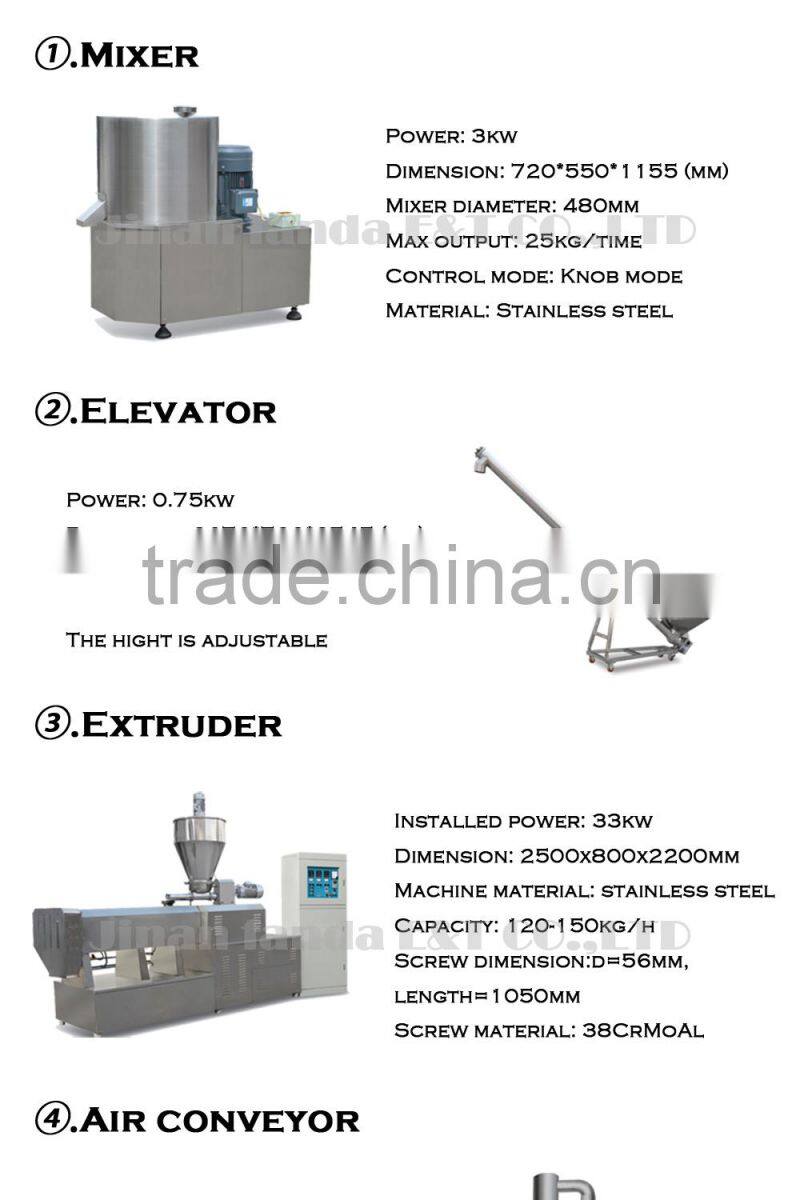 corn flakes machine, extruder, corn flake