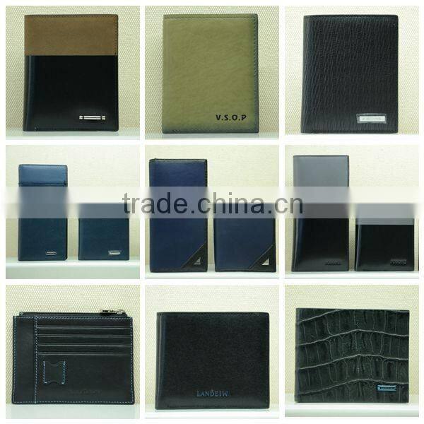 Guangzhou OEM/ODM leather wallet manufacturer waterproof tough leather wallet for men