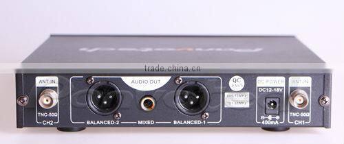 Panvotech dual channel professional wireless microphone