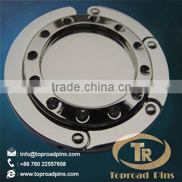 Best quality factory direct price special design custom metal foldable hangbag hanger