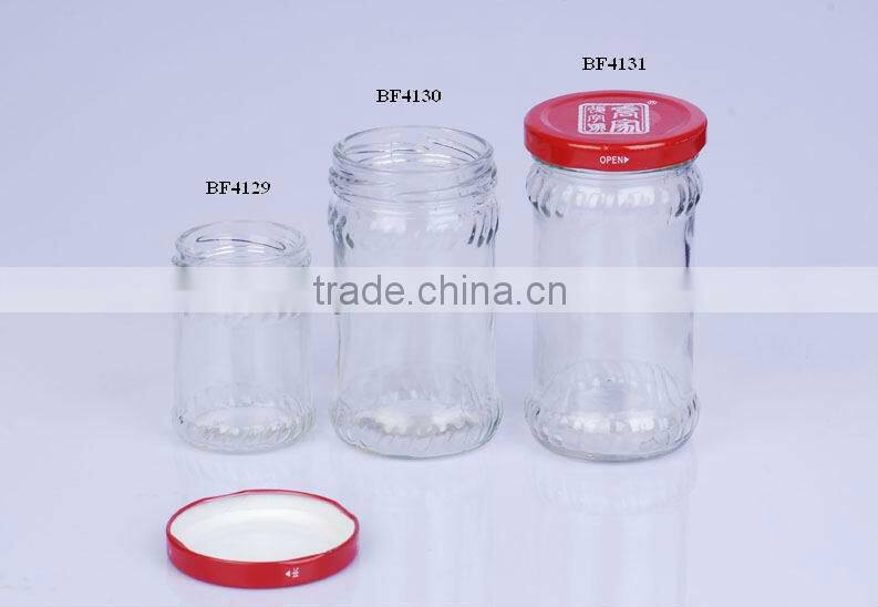 wide mouth glass jar for storage