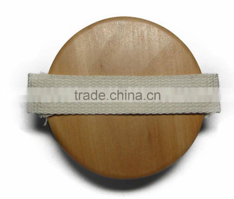 Promotional round boar bristle bath brush