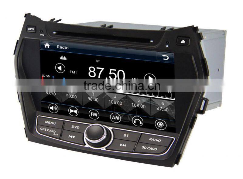 touch screen stereos audio type player multimedia navigator car stereo for Hyundai ix45 gps