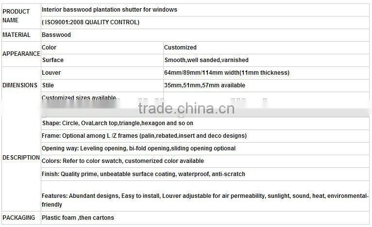 high quality wooden shutters for windows