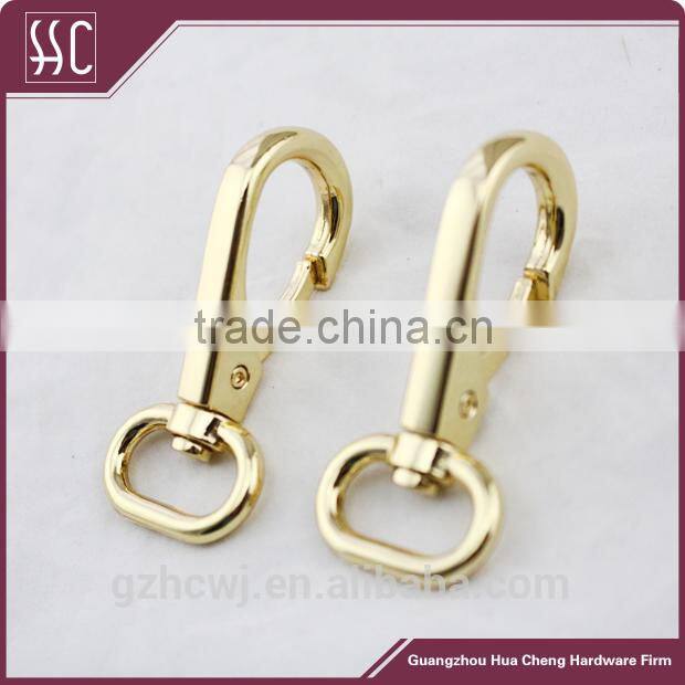 swivel metal dog snap hook,snap hook for handbag, snap spring hook