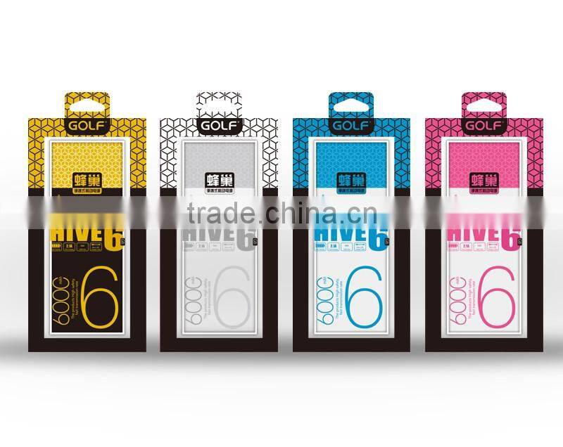 Cheapest Power Bank 6000mah for mobile phone case power bank suitable for promotional gift