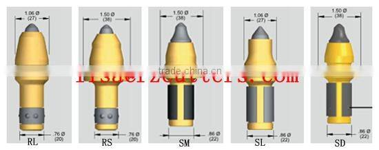 C31 trench drill teeth and block conical auger drill bits drilling rig wear parts