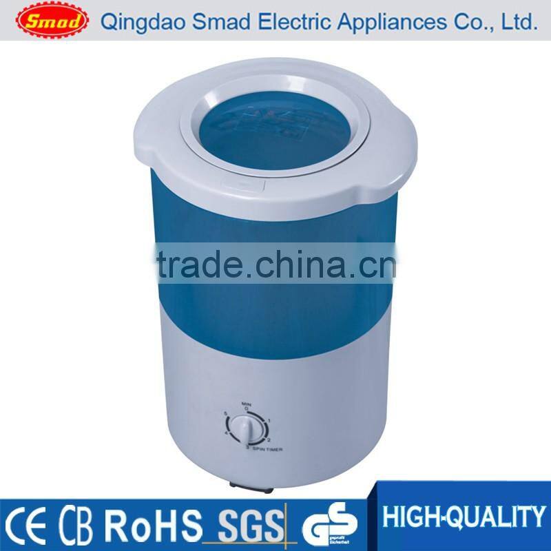 Portable plastic 2 tubs top loading washing machine