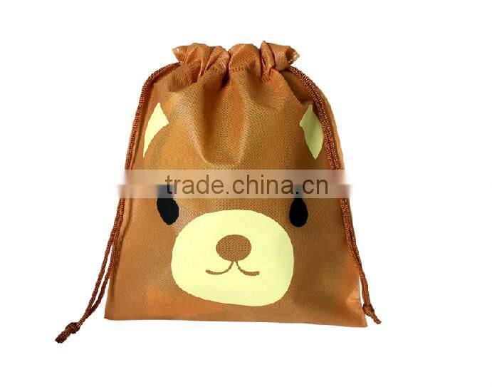High Quality Mini Non-Woven Fabric Drawstring Bag/ Small Non Woven Drawstring Pouch (directly from factory)