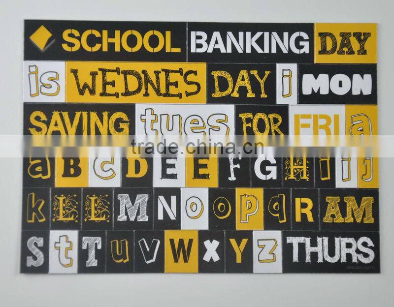 Souvenir gift cartoon cute fridge magnetic puzzles, magnetic puzzle sheet