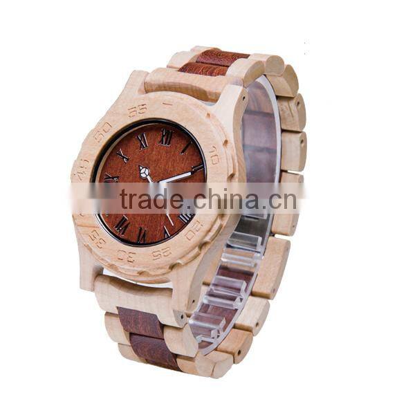 wooden watch for man luxury designer waterproof wood watch