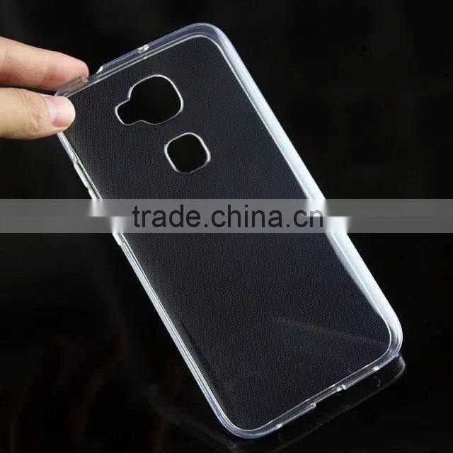 Low price china mobile phone ultra thin colors transparent soft TPU sillicon for huawei d9199 g8 g7 plus case fast shipping