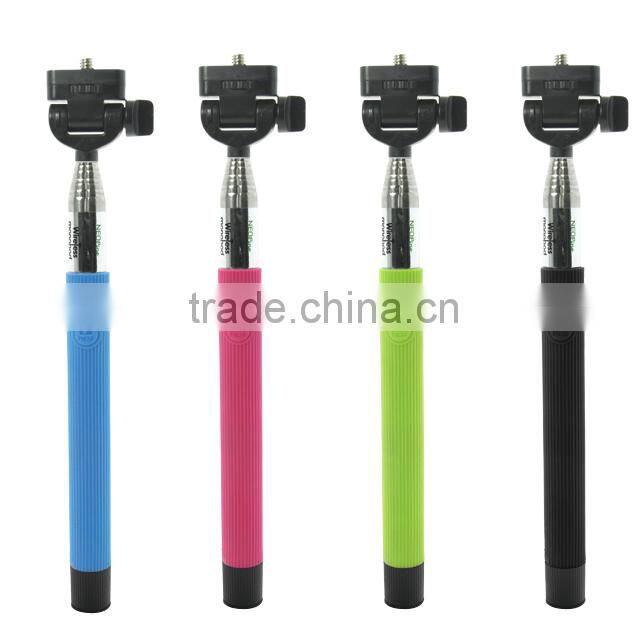 monopod mobile phone, portable self-pod monopod, bluetooth monopod for iphone