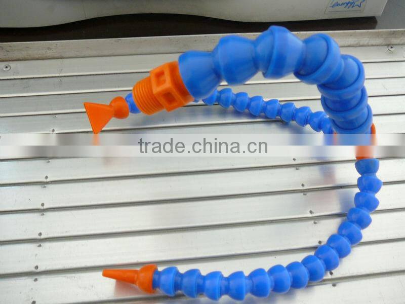 RUIAO flexible liquid gooseneck with 3-way tee cooling tube for glassworking machine