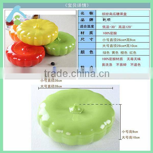 melamine plastic pumpkin candy box