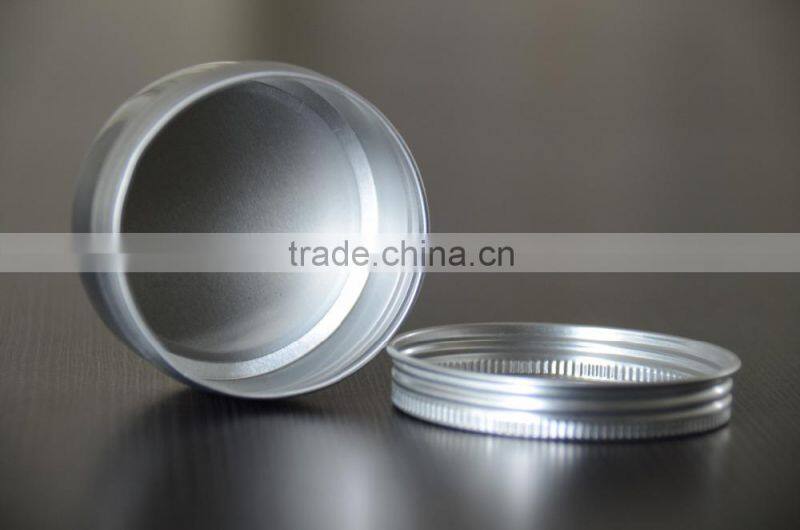 china supplier hair aluminum box cream jar 10ML 30ML 50ML 60ML