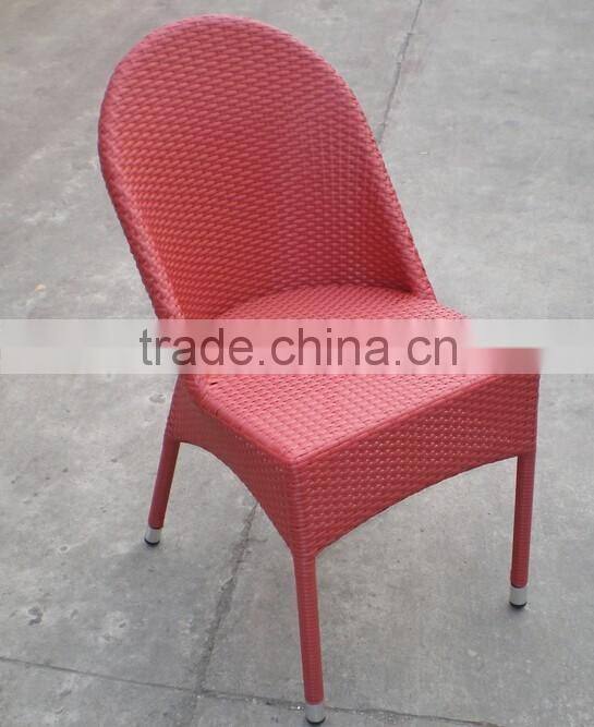 Colorful outdoor chair PE rattan chair outdoor children chair