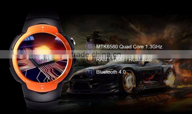 Sports Smart Watch with Heart rate monitor Sedentary Reminder Z9 Android 5.1 Wifi 3G Watch