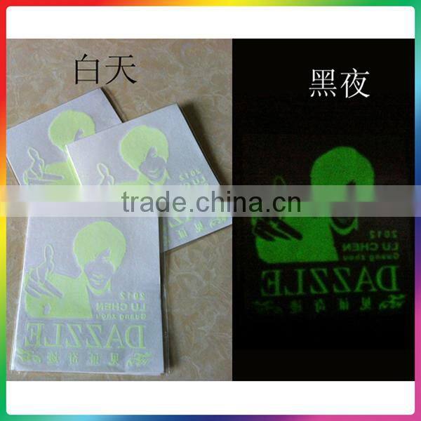 2016 luminous tattoo,glow in the dark temporary tattoo custom