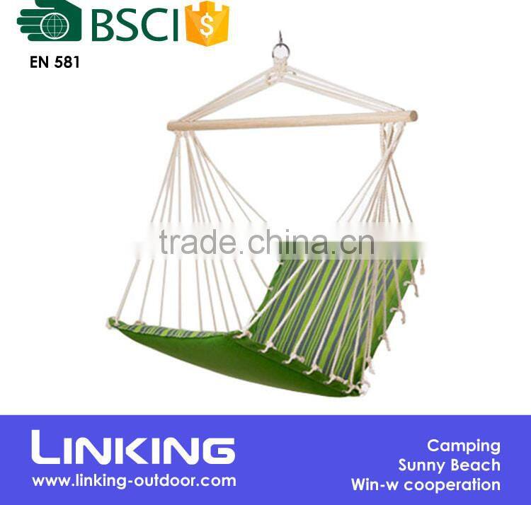 Indoor And Outdoor Garden Rope Wooden Hammock Chairs For Sale