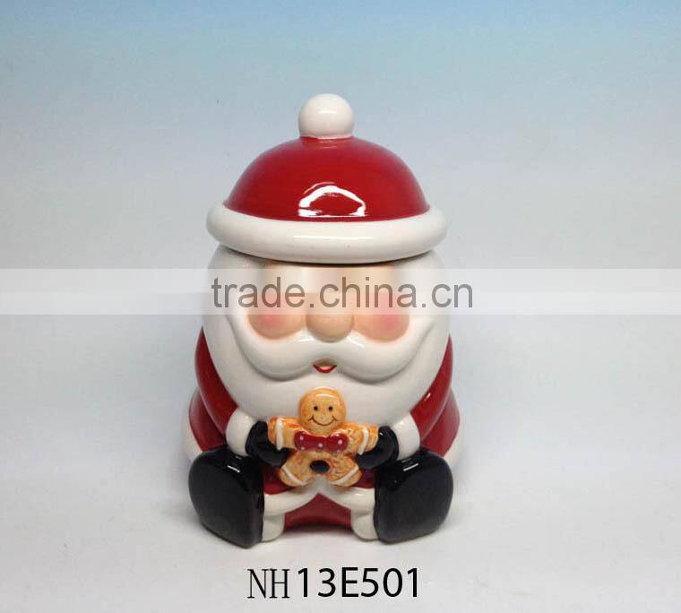 wholesale christmas ceramic kitchen cookie jars manufacturers in china