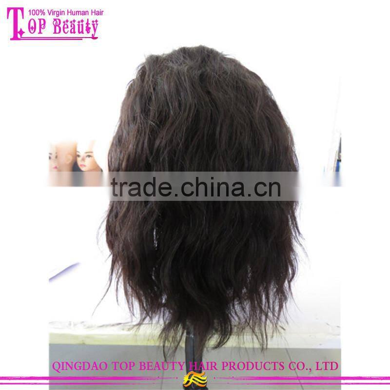 10Inch 130% density bob wig natural hairline full lace short wave bob wigs