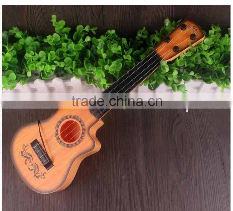 Plastic toy Simulation 4-string guitar toys educational toys for kids.simulation plays the guitar toys ,cheap toys,EN71. 7P