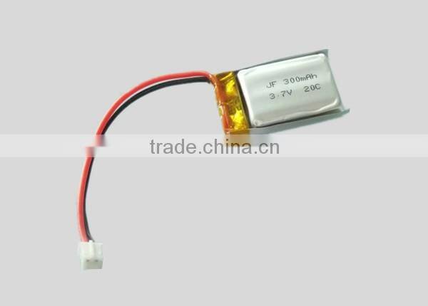Remote control small aircraft 3.7V 20C 300mah/350mAh/400mAh power lithium battery