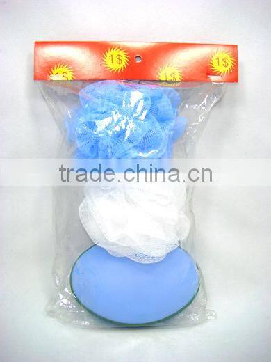 2pcs bath sponges set/2pcs bath net sponge ball set/2pcs mesh bath sponge belt set/Bath ball&bath belt set