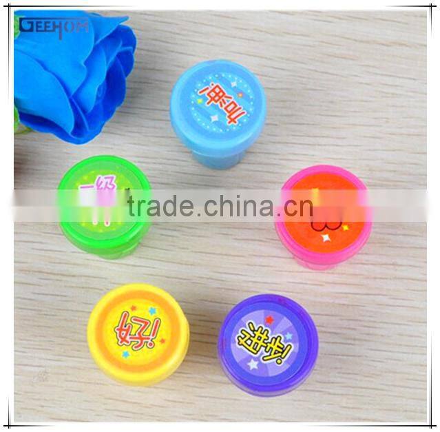 personalized ink stamp for children, promotional kids new toy stamps
