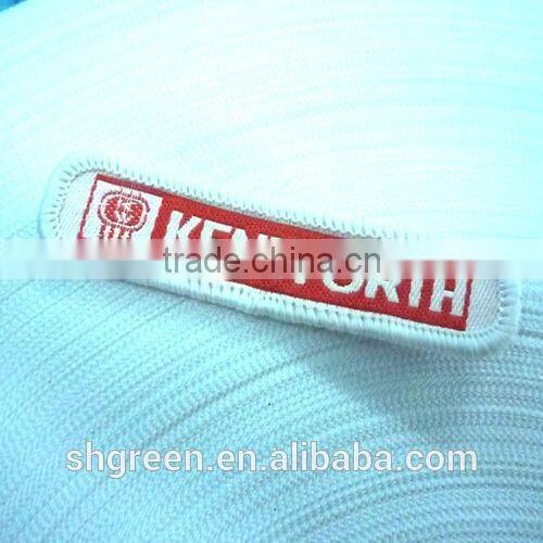 twill woven emblem for suit lapel